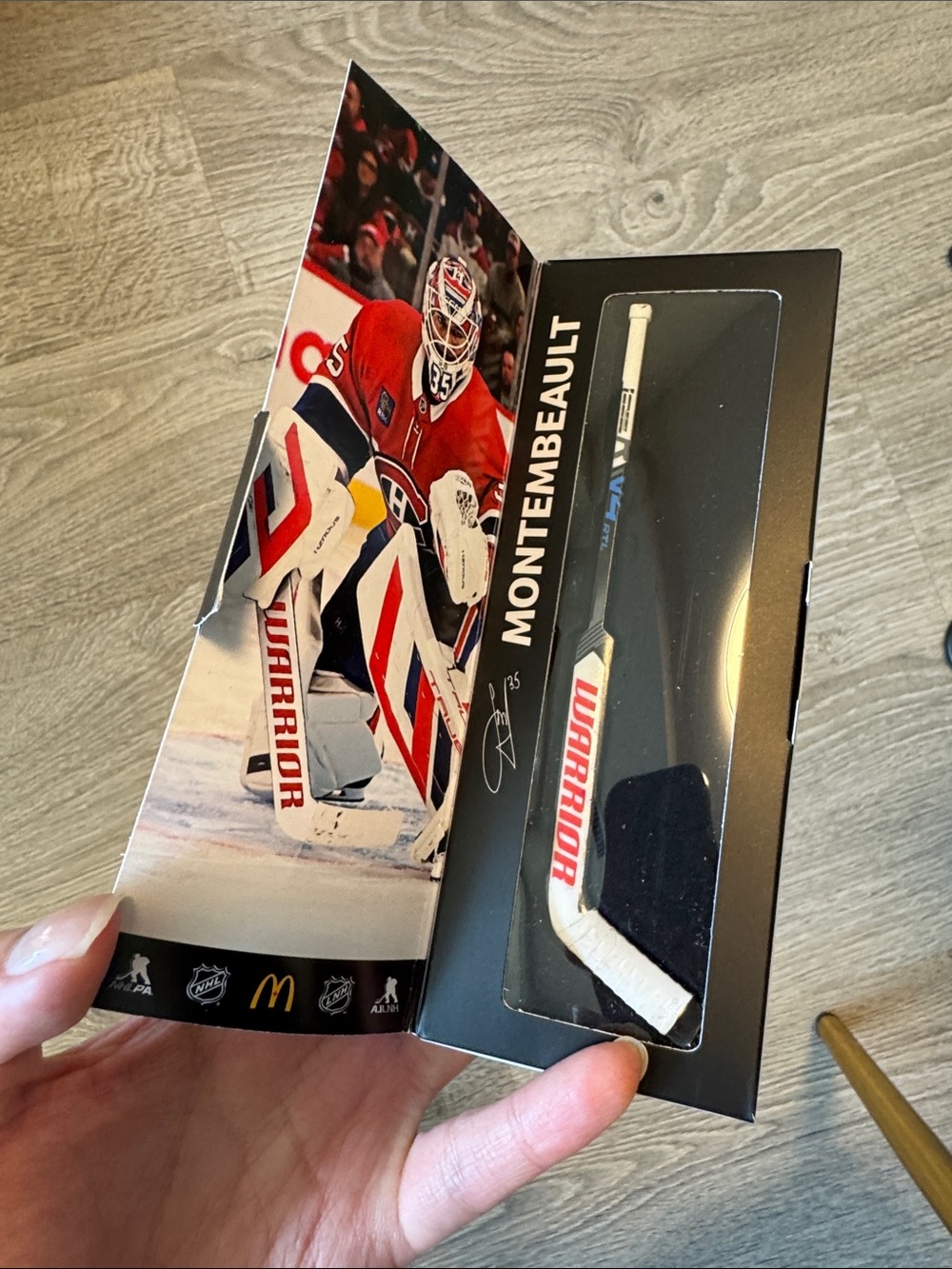 NHL Star Sticks Montembeault